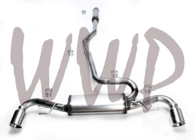 Stainless Steel Dual CatBack Exhaust System 14-18 Mazda 3 Hatchback 2.0L/2.5L  - Image 1 of 3