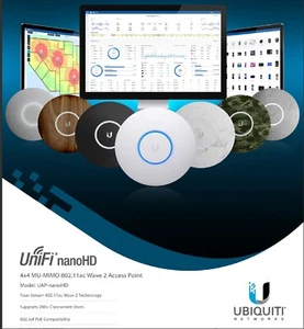 Ubiquiti Access Point Dual Band, Enterprise Wi-fi 4x4 MIMO. Uap-nanohd - Picture 1 of 6