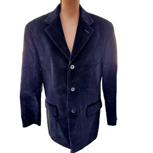 Wilke Rodriguez Black Velour Mens Blazer Jacket Pre-owned Size 40 - Picture 1 of 12