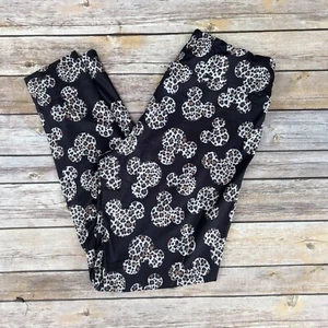 Leggings para mujer Mickey Minnie Mouse orejas de leopardo guepardo TC2 ex talla grande 20-26 - Imagen 1 de 3