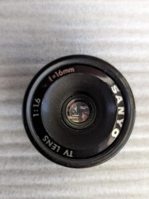 Sanyo TV Lens 1:1.6 f=16mm - Image 1 of 3