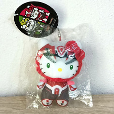 Hello Kitty x Tiger Bunny Plush Mascot Toy Sanrio 2014 Keychain MWT 4" Japan