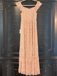 $75 Joyfolie Arly Dress | Rose Smoke | Size 14 - Picture 1 of 18