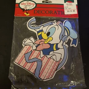 Vintage Disney Santa World Baby Donald Duck Weihnachtsschmuck Kurt Adler Neu aus altem Lagerbestand - Bild 1 von 3