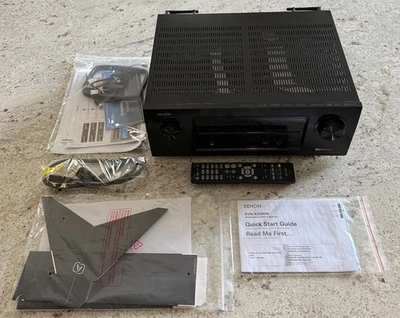 Denon AVR-X3200W 4K 7.2 AV Receiver w/ Box & Accessories For Parts AVRX3200WBKE3 - Image 1 of 4