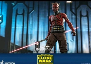 Figura de acción Hot Toys Star Wars Darth Maul TMS024 Clone Wars escala 12" 1/6 nueva - Imagen 1 de 10