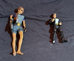 Two LARA CROFT Tomb Raider PLAYMATES eidos 1998 wet suit 2001 Angelina Jolie - Picture 1 of 7