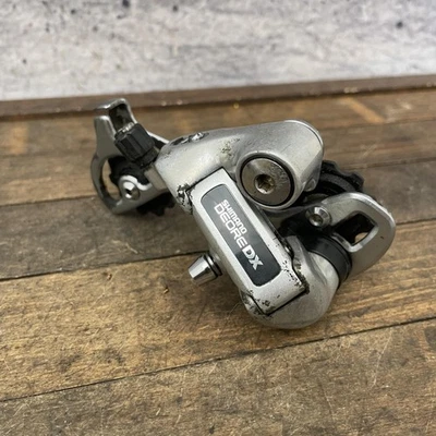 老式禧玛诺 Deore DX RD-M650 后变速器山地车山地自行车日本 SIS — 第 1/4 张图片