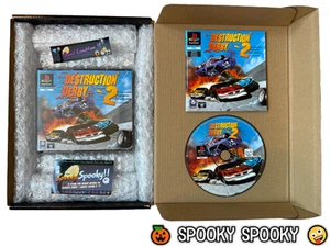Destruction Derby 2 PS1 Big Box - UK PAL GC with Reg - High Quality Packing - Picture 1 of 18