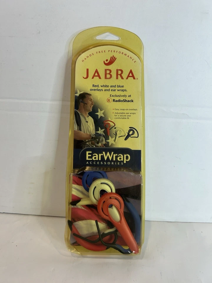 Jabra Bluetooth Headset Ear Wrap Accessories NEW Vintage RadioShack Overlays - Image 1 of 2