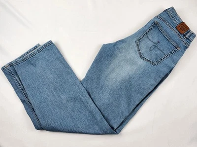 Jag Western Glove Works Size 12 Straight Leg Cotton Stretch High Rise Jeans - Image 1 of 4