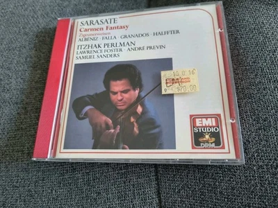 Sarasate Carmen Fantasy Itzhak Perlman W Germany CD VGC - Image 1 of 3