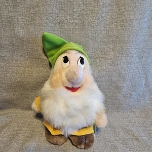 Vtge Walt Disney Plush Disneyland World Bashful Dwarf Snow White Seven Dwarfs 7" - Picture 1 of 8