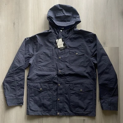 Nuevo Abrigo de Lluvia Parka con Capucha Impermeable Schott NYC Azul Marino Talla Grande Nuevo con Etiquetas Foto 1 de 4