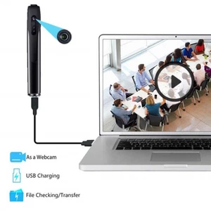 Portable 1080P Camera Recorder Pen Wearable Rechargeable battery w/64GB Card - Picture 1 of 19