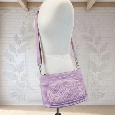 ❤️ Cartera Bandolera Convertible Lug Samba Cepillada Ciruela de Azúcar Púrpura Foto 1 de 4