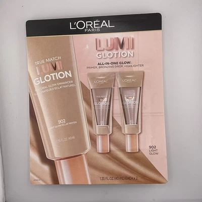 L’Oréal Paris Makeup Lumi Glotion, Color 902 Light Glow 1.35 x 2 FL OZ MSRP $20 - Image 1 of 3