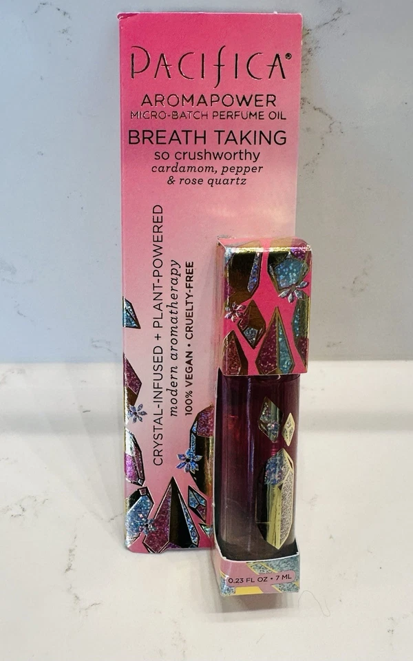 ⭐️ Парфюмерное масло PACIFICA Aromapower ЗАХВАТЫВАЮЩЕЕ ДЫХАНИЕ микро партия роллер 0,23 унции - Изображение 1 из 4