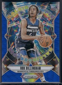 2024-25 Prizm #5 Rob Dillingham Blue Wave Kaleidoscopic /125 - Picture 1 of 2