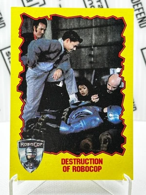 RoboCop 2 1990 ┆ Vintage Wax Pack Card ┆Destruction Of Robocop ┆#45 - Bild 1 von 2