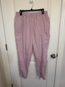 Butter Soft Original Women’s Jogger Scrub Pants Size Large Light Pink - Picture 1 of 4