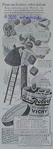 PUBLICITE CHATEAU ROBERT VICHY BONBON SPECIALITE BOURBONNAISE DE 1932 FRENCH AD - Picture 1 of 1