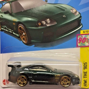 NEW Hot Wheels Toyota Supra Green JDM 2024 No 232 HTB09 Long Card Genuine Sealed - Picture 1 of 8