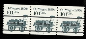 US. 2130a. 10.1c, Oil Wagon 1890s. Precancel Lines. PNC3 P#1. MNH 1985 - Picture 1 of 2