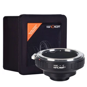 New K&F Concept Adapter for Nikon F (Ais D) Mount Lens to C Mount Cine Camera - Picture 1 of 7