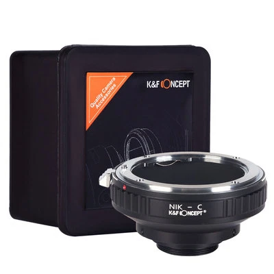 New K&F Concept Adapter for Nikon F (Ais D) Mount Lens to C Mount Cine Camera - Image 1 of 4