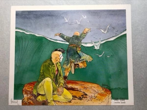 BOUCQ FACE LUNE 2 PIERRE DE FAÎTE  EX-LIBRIS 225 ex. n°tés/signés 1997 - Picture 1 of 1