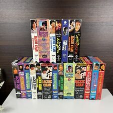 Jackie Chan VHS Movies Lot of 20 -First Strike, Dragon Fist, Rumble in Hong Kong