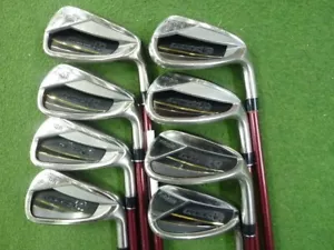 PRGR RED Irons #5-9.P.A.S(8Clubs)/RED/Flex:M37/Iron set - Picture 1 of 8