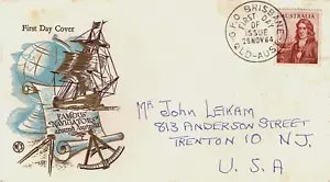 Navegadores famosos alrededor de Australia 1964: dirección FDC - Imagen 1 de 1
