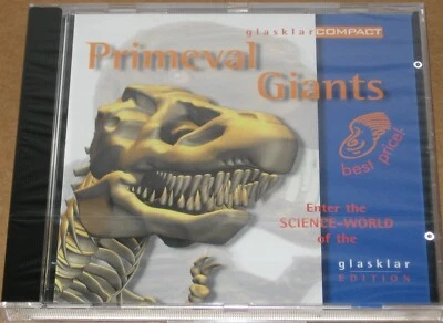 Glasklar Interactive Knowledge PRIMEVAL GIANTS New PC CD-ROM Free Ship! Dinosaur - Image 1 of 3