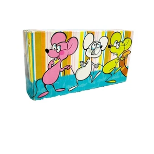 Vintage 70s Avon Three Nice Mice Childrens Soap Set 2oz Boxed Unused New - Picture 1 of 8