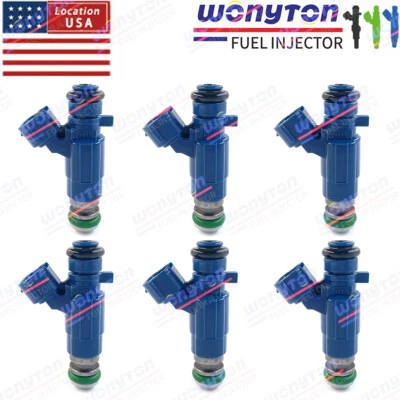 6Pcs Dens* Fuel Injectors For Infiniti G37 Nissan GT-R 3.8L V6 16600-JK20A Foto 1 de 4