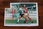 MARTIN BARLOW (Plymouth Arg FC) SCOTT MINTO (Charlton) Dual Hand SIGNED Picture