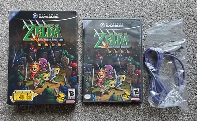 The Legend of Zelda Four Swords Adventures Nintendo GameCube CIB BIG BOX TESTED - Image 1 of 4