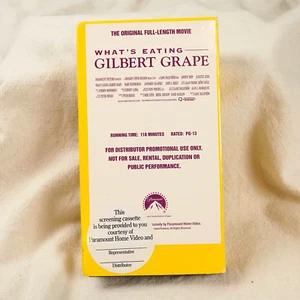 What's Eating Gilbert Grape VHS Promo WIDESCREEN Screener Store Dealer Demo Copy - Picture 1 of 8