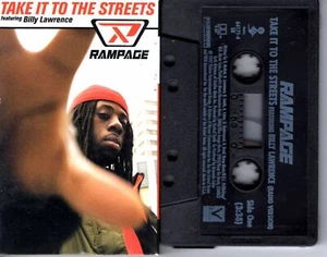 Rampage Take It To The Streets 1997 Cassette Tape Single Rap Hiphop R&B - Picture 1 of 2