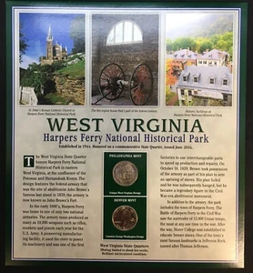 2016-P&D Virginia Harpers cuartos, sociedad conmemorativa postal con sello (2) - Imagen 1 de 6