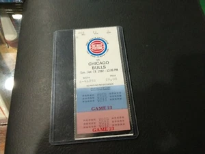 Chicago Bulls detroit pistons 1992 ticket Michael Jordan title year nbc game - Picture 1 of 2