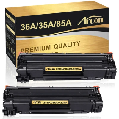 2 toner XXL per HP CE285A CB436A Pro M1217NFW M1120 M1522 P1102W M1522F P1102 - Immagine 1 di 4