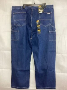 NEW Berne Carpenter Jeans Work wear P998SWD Classic Fit Blue Size 46x30 NWT J3 - Picture 1 of 12