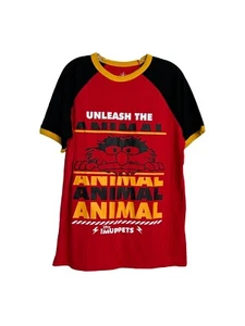 Disney Parks Unleash the Animal Muppets Adult T Shirt Size Medium Unisex Raglan - Picture 1 of 6