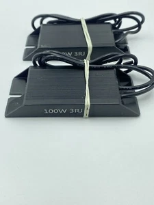 100W Watt 3 OHM 2pcs Aluminum Housed Wire-wound Resistors High Quality In Stock - Picture 1 of 5