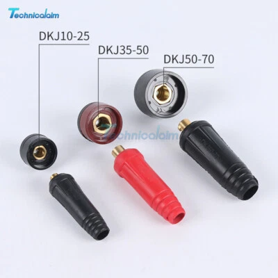 Welding Machine Quick Fitting Male Cable Connector Adapter DKJ 10-25 35-50 50-70