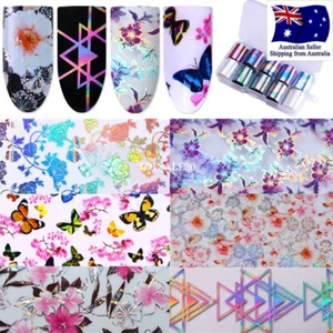 Holographic 3D Nail Art Foil Dream catcher,Flower Nail Art Transfer Stickers - Picture 1 of 14