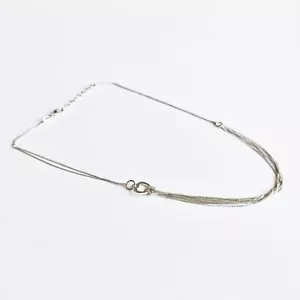 Collana Stroili Oro catenina multifilo in argento 925 con cuore laterale - Foto 1 di 4